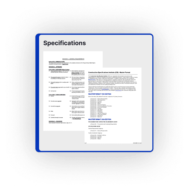 Specifications